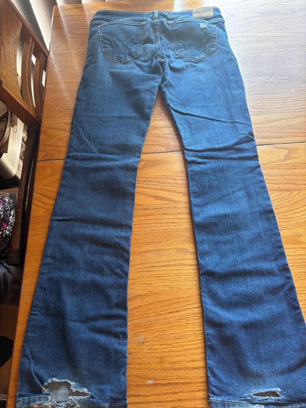 Vintage Y2K Hollister Low Rise Bootcut Jeans Size 7R / W28 L33 - Picture 4 of 5